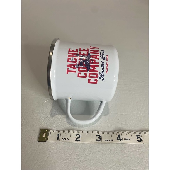 TACHE COFFE COMPANY Enamel Mug Roasted Fresh - Picture 3 of 4